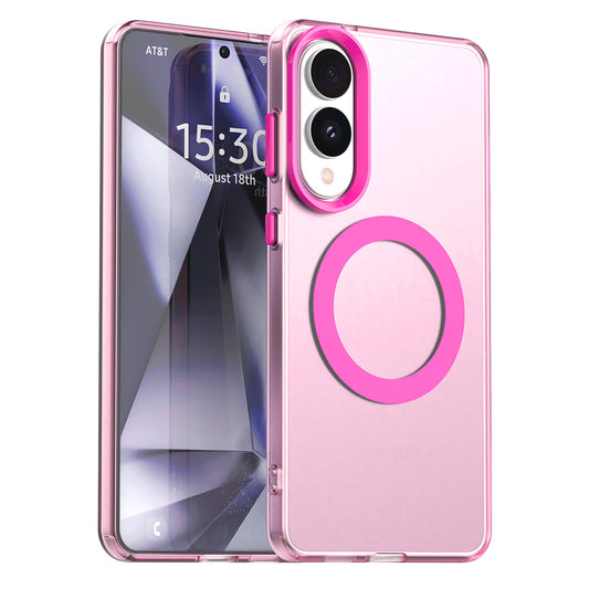 MagSafe futrola za Samsung Galaxy S25 Edge S937, Techsuit, CandyCase, Roze