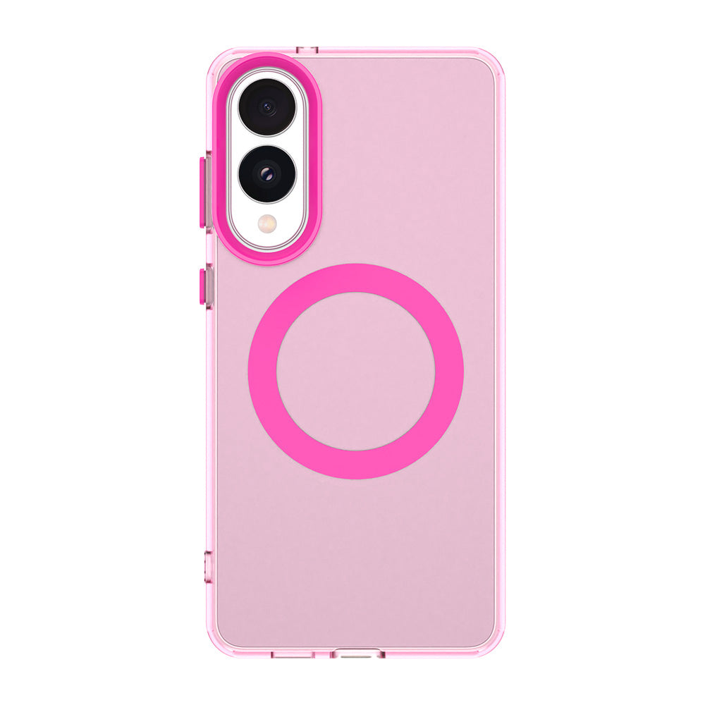 MagSafe futrola za Samsung Galaxy S25 Edge S937, Techsuit, CandyCase, Roze