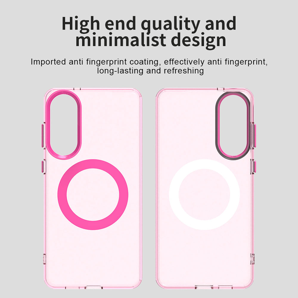MagSafe futrola za Samsung Galaxy S25 Edge S937, Techsuit, CandyCase, Roze