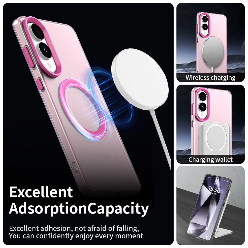 MagSafe futrola za Samsung Galaxy S25 Edge S937, Techsuit, CandyCase, Roze
