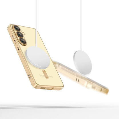 MagSafe futrola za Samsung Galaxy S25 Edge S937, Techsuit, Luxury Crystal, Zlatna