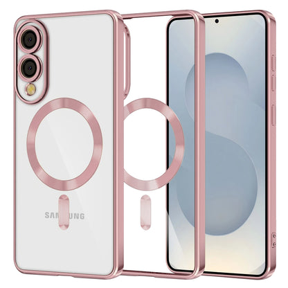 MagSafe futrola za Samsung Galaxy S25 Edge S937, Techsuit, Luxury Crystal, Roze