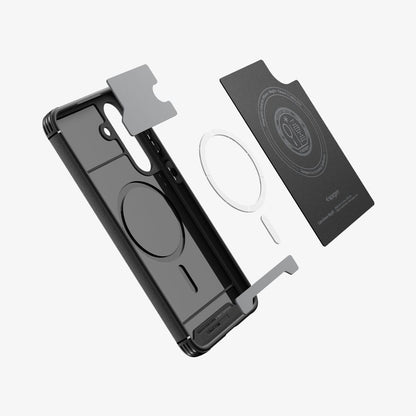 Futrola MagSafe za Samsung Galaxy S25 FE, Spigen, Core Armor, Mat Crna ACS10021