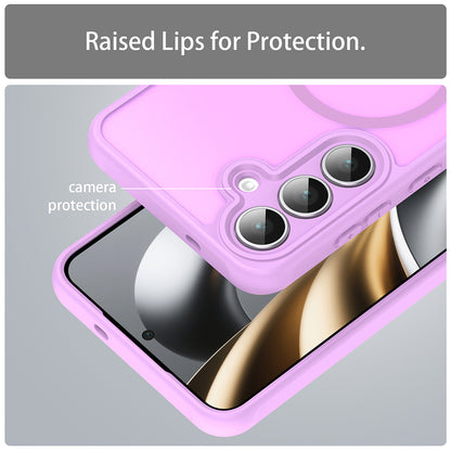 MagSafe futrola za Samsung Galaxy S25 FE, Techsuit, HaloFrost II, Roze
