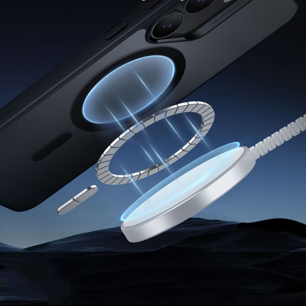 Futrola MagSafe za Samsung Galaxy S25+ S936, ESR, Classic Hybrid, Crna Satinirana