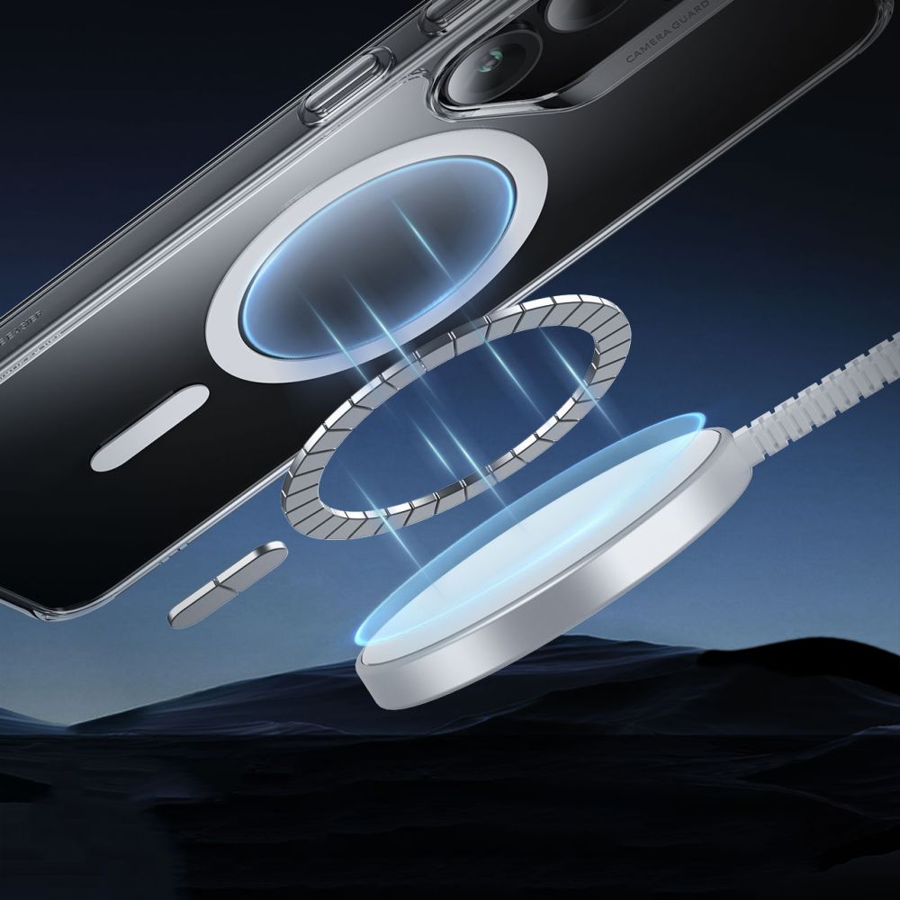 Futrola MagSafe za Samsung Galaxy S25+ S936, ESR, Classic Hybrid, Transparentna