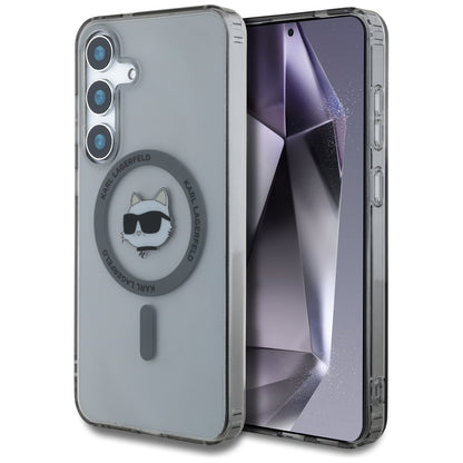 Futrola MagSafe za Samsung Galaxy S25+ S936, Karl Lagerfeld, IML Choupette's Head, Crna