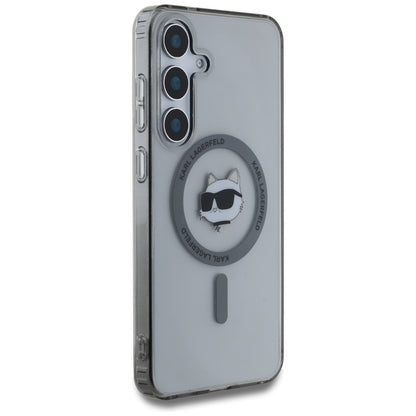 Futrola MagSafe za Samsung Galaxy S25+ S936, Karl Lagerfeld, IML Choupette's Head, Crna