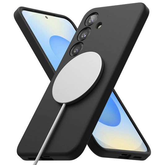 Futrola MagSafe za Samsung Galaxy S25+ S936, Ringke, Silikon, Crna