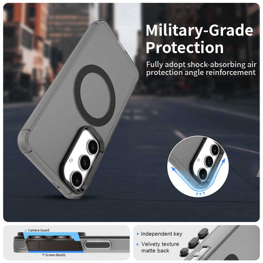 MagSafe futrola za Samsung Galaxy S25+ S936 / S24+ S926, Techsuit, CandyCase, Crna