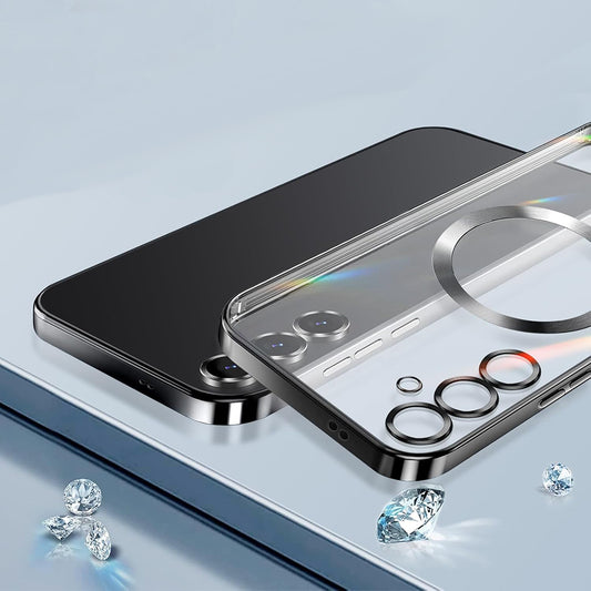MagSafe futrola za Samsung Galaxy S25+ S936, Techsuit, Luxury Crystal, Tamno Plava