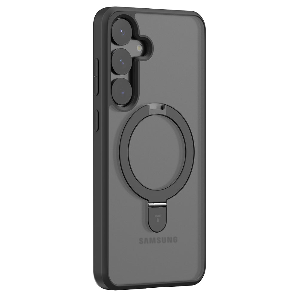 Futrola MagSafe za Samsung Galaxy S25+ S936, Torras, Ostand, Crna