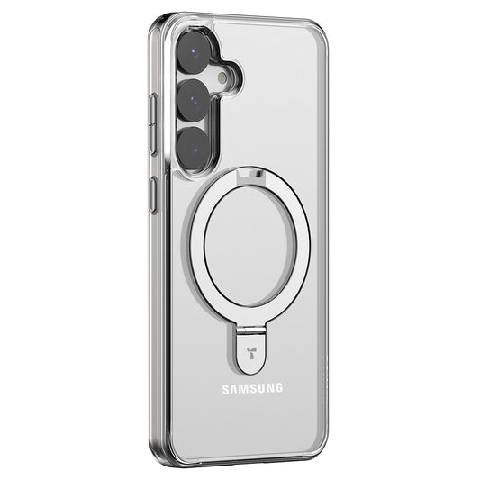 Futrola MagSafe za Samsung Galaxy S25+ S936, Torras, Ostand, Transparentna