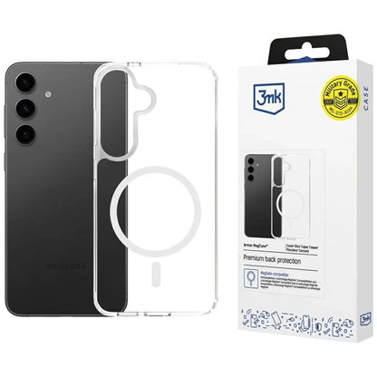 MagSafe futrola za Samsung Galaxy S25 S931 / S24 S921, 3MK, Armor MagCase, Providna