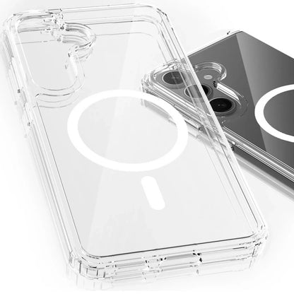 MagSafe futrola za Samsung Galaxy S25 S931 / S24 S921, 3MK, Armor MagCase, Providna