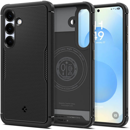 Futrola MagSafe za Samsung Galaxy S25 S931, Spigen, Core Armor, Mat Crna