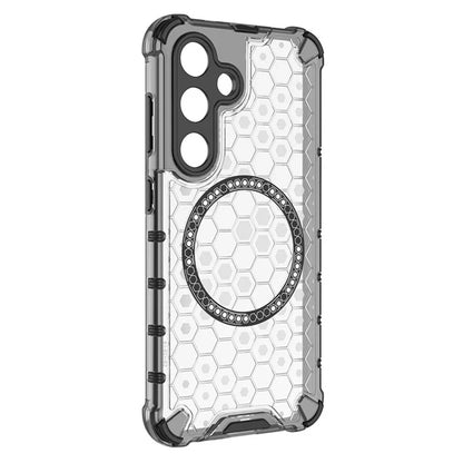MagSafe futrola za Samsung Galaxy S25 S931, Techsuit, HoneyComb Shield, Bela