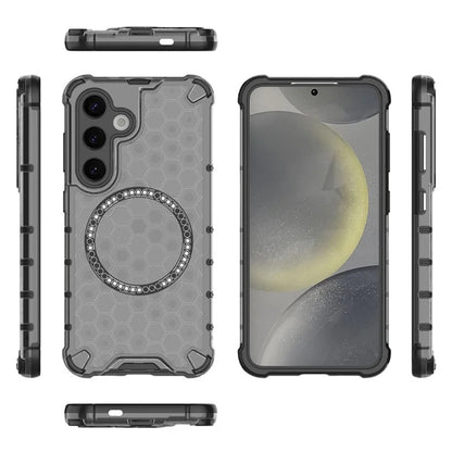 MagSafe futrola za Samsung Galaxy S25 S931, Techsuit, HoneyComb Shield, Crna