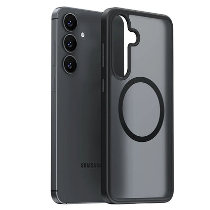 Futrola MagSafe za Samsung Galaxy S25 S931, Torras, Guardian, Crna