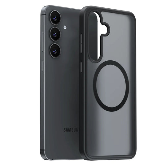 Futrola MagSafe za Samsung Galaxy S25 S931, Torras, Guardian, Crna