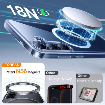 Futrola MagSafe za Samsung Galaxy S25 S931, Torras, Guardian, Crna