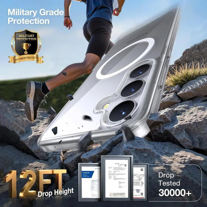 Futrola MagSafe za Samsung Galaxy S25 S931, Torras, Guardian, Crna