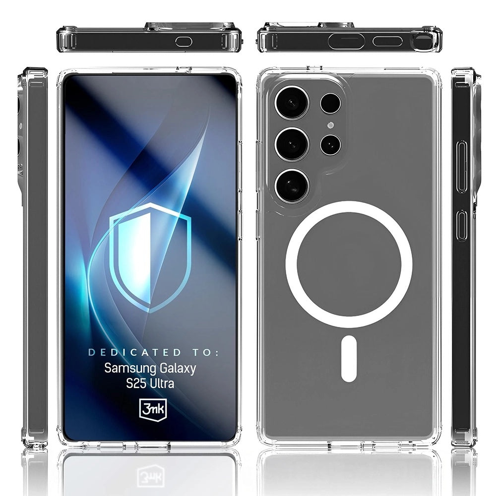 MagSafe futrola za Samsung Galaxy S25 Ultra S938, 3MK, Armor MagCase, Providna