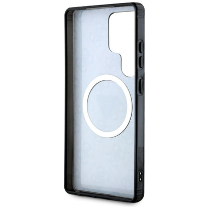 Futrola MagSafe za Samsung Galaxy S25 Ultra S938, Guess, IML Glitter 4G Circle Triangle, Crna