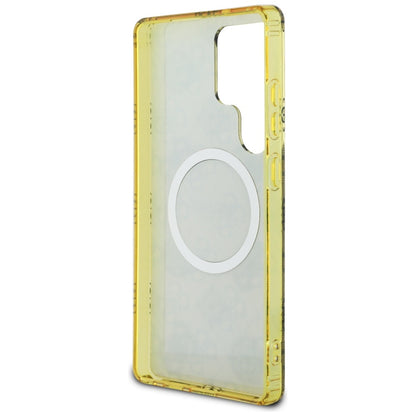 Futrola MagSafe za Samsung Galaxy S25 Ultra S938, Guess, IML Peony On 4G Background, Braon