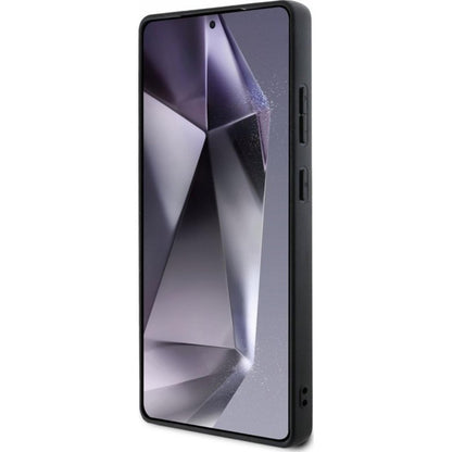 Futrola MagSafe za Samsung Galaxy S25 Ultra S938, Guess, Peony Grained Hot Stamp Triangle, Braon