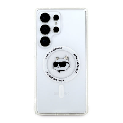Futrola MagSafe za Samsung Galaxy S25 Ultra S938, Karl Lagerfeld, IML Choupette's Head, Bela
