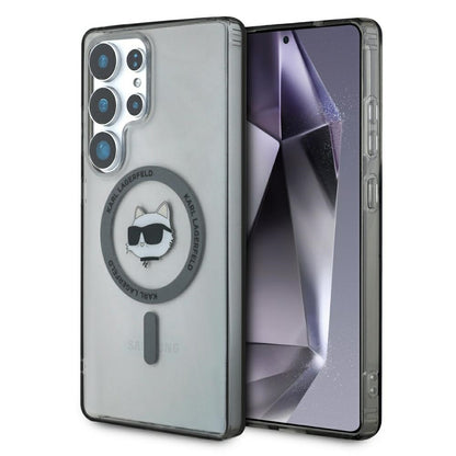 Futrola MagSafe za Samsung Galaxy S25 Ultra S938, Karl Lagerfeld, IML Choupette's Head, Crna