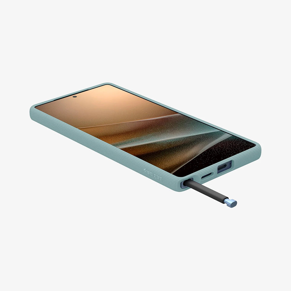 Husa MagSafe za Samsung Galaxy S25 Ultra S938, Spigen, Caseology Parallax, Zelena ACS09053
