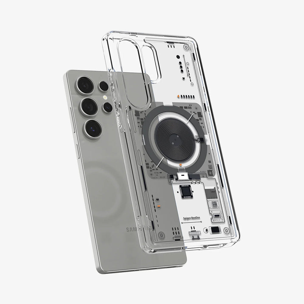 Futrola MagSafe za Samsung Galaxy S25 Ultra S938, Spigen, Ultra Hybrid Neo One, Providna