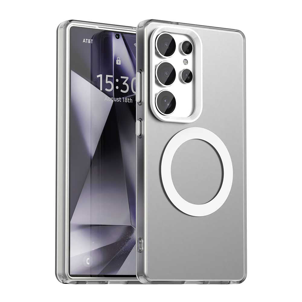 MagSafe futrola za Samsung Galaxy S25 Ultra S938, Techsuit, CandyCase, Bela