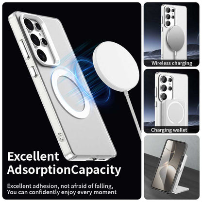 MagSafe futrola za Samsung Galaxy S25 Ultra S938, Techsuit, CandyCase, Bela