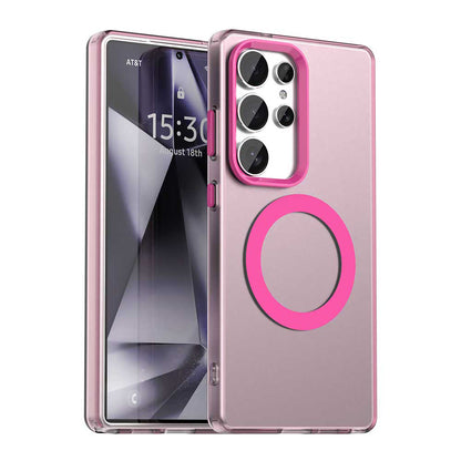 MagSafe futrola za Samsung Galaxy S25 Ultra S938, Techsuit, CandyCase, Roze