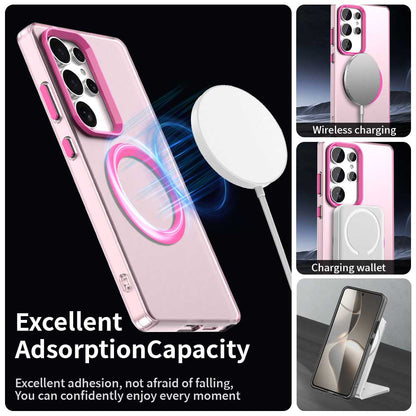 MagSafe futrola za Samsung Galaxy S25 Ultra S938, Techsuit, CandyCase, Roze