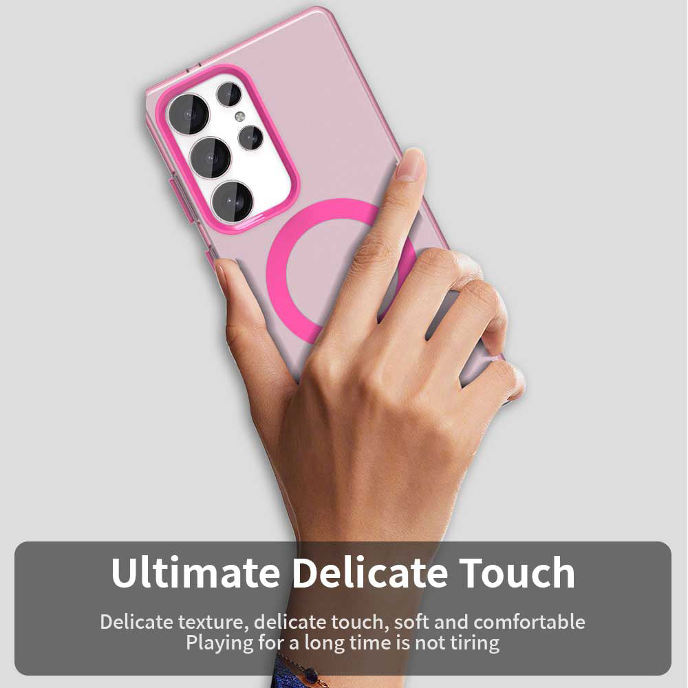 MagSafe futrola za Samsung Galaxy S25 Ultra S938, Techsuit, CandyCase, Roze