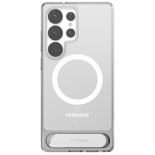 Futrola MagSafe za Samsung Galaxy S25 Ultra S938, Torras, Pstand, Transparentna