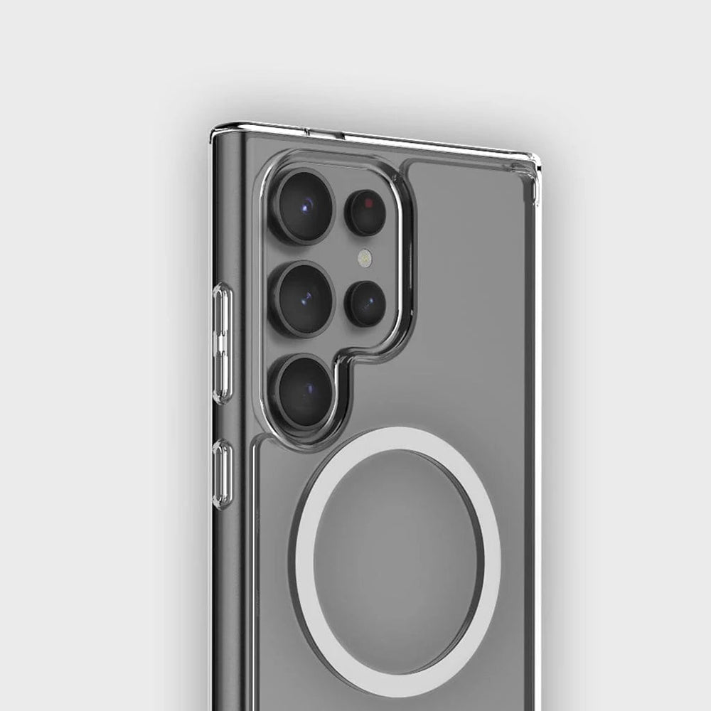 Futrola MagSafe za Samsung Galaxy S26 S942, Blueo, Crystal+ Anti-Drop, Transparentna