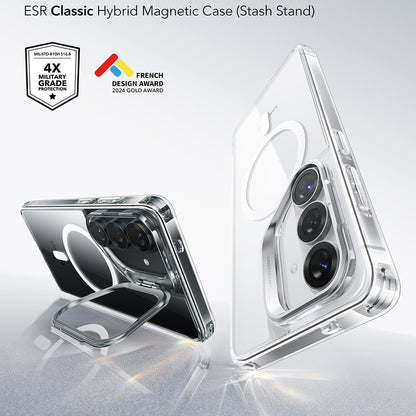 Futrola MagSafe za Samsung Galaxy S26 S942, ESR, Classic Hybrid Kickstand, Providna