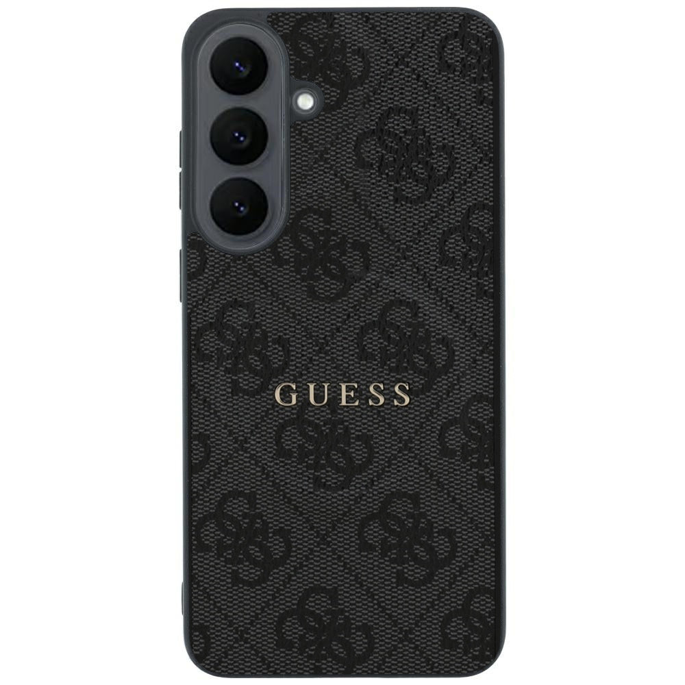 MagSafe maska za Samsung Galaxy S26 FE S741, Guess, 4G Embossed Ring Classic Logo, crna