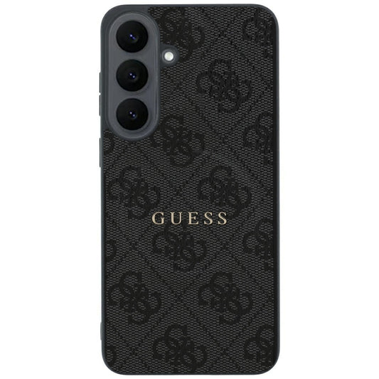 MagSafe maska za Samsung Galaxy S26 FE S741, Guess, 4G Embossed Ring Classic Logo, crna
