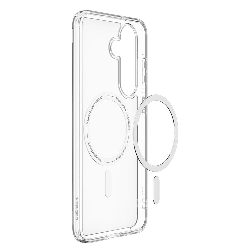 MagSafe futrola za Samsung Galaxy S26 FE S741, Spigen, Ultra Hybrid, Providna Bela ACS11636