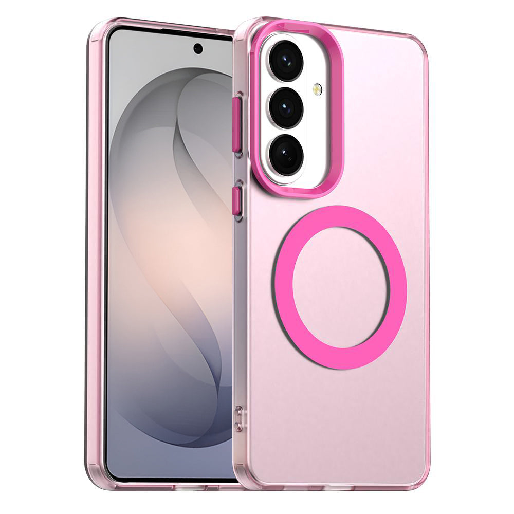 MagSafe maska za Samsung Galaxy S26 FE S741, Techsuit, CandyCase, roze