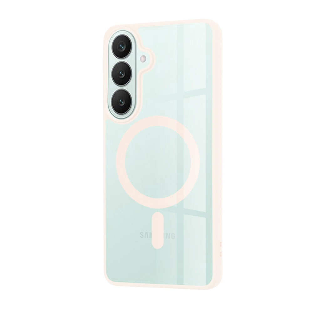 MagSafe maska za Samsung Galaxy S26 FE S741, Techsuit, Pro, roze