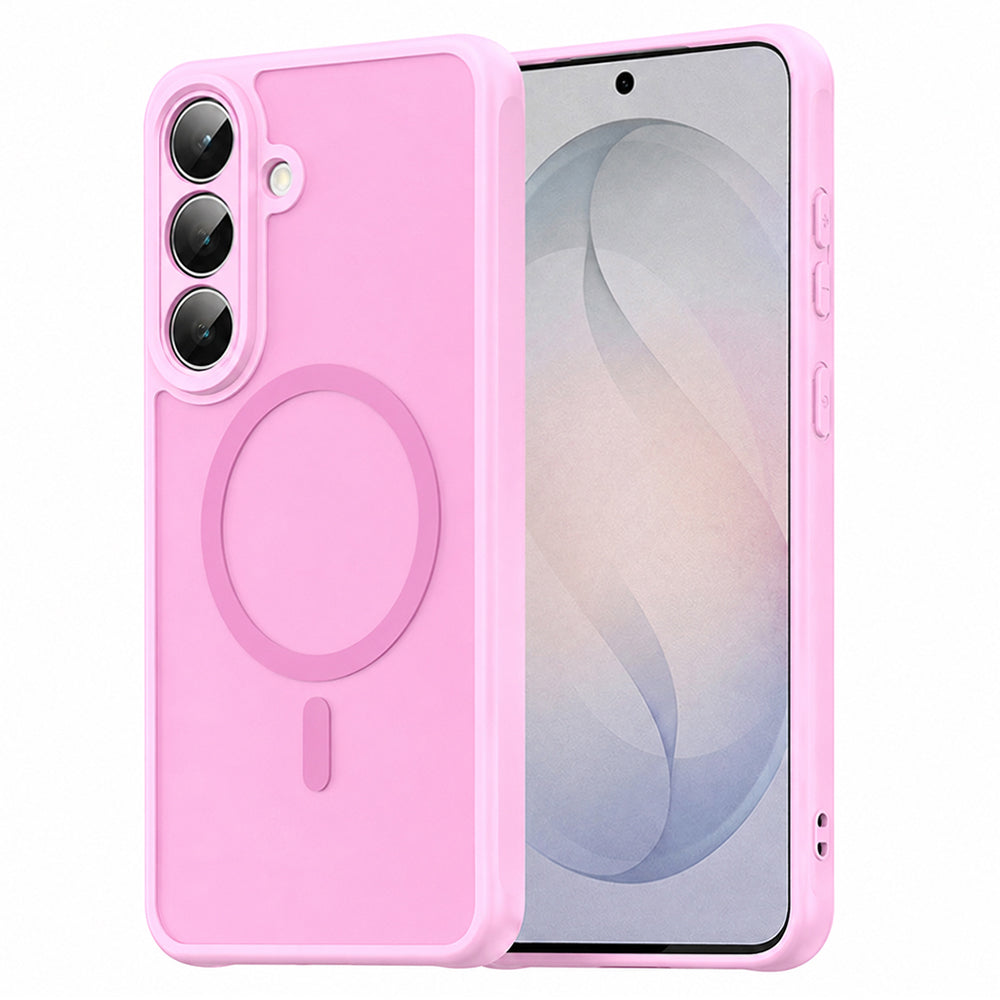 MagSafe futrola za Samsung Galaxy S26 FE S741, Techsuit, HaloFrost II, Roze