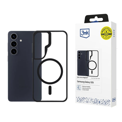 Futrola MagSafe za Samsung Galaxy S26 Plus, 3MK, Satin Armor, Providna