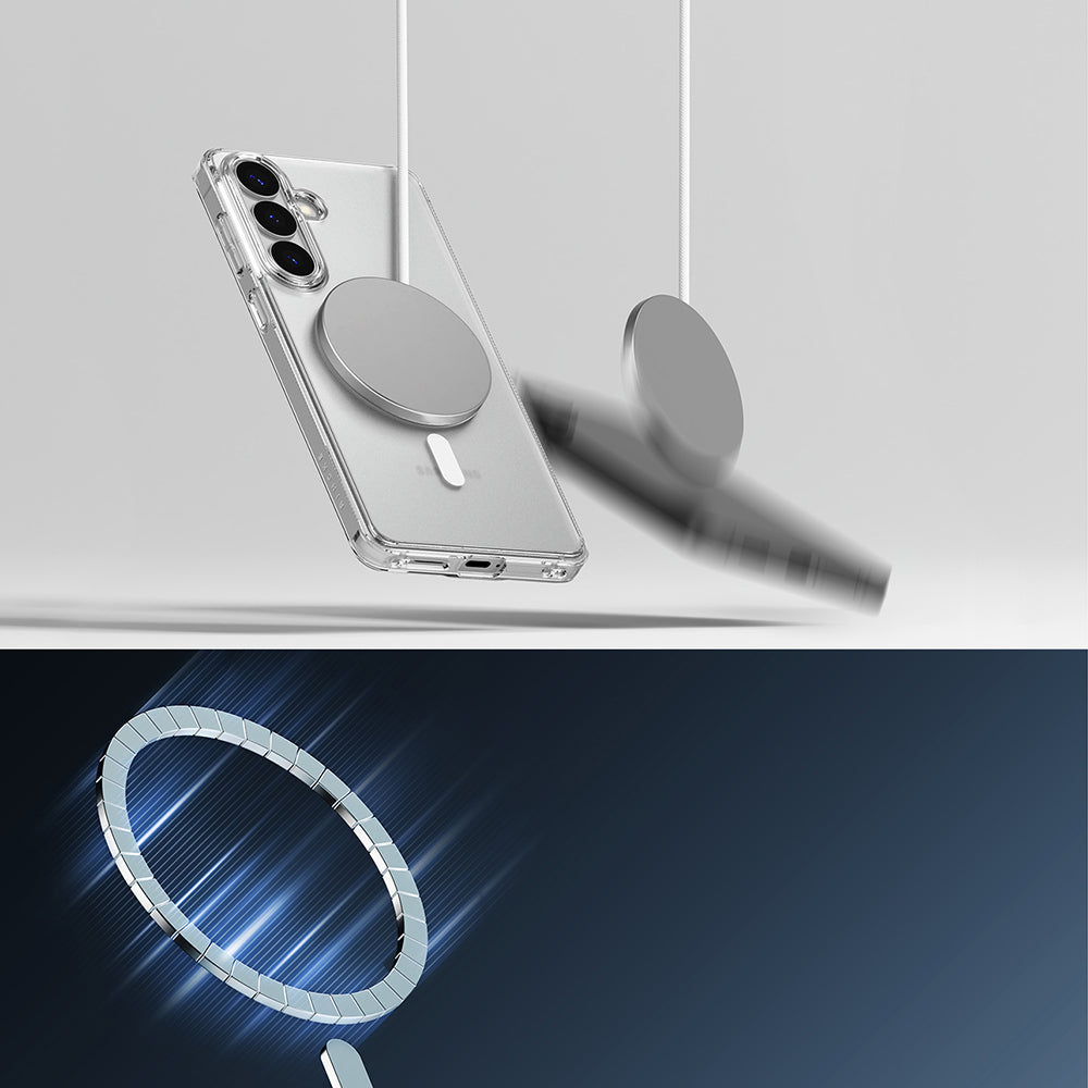 Futrola MagSafe za Samsung Galaxy S26 Plus, Ringke, Fusion, Transparentna